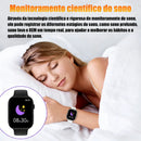 Smart Watch with 2.01-Inch Touch Screen, Multiple Sports Modes, Messaging, and Call Features—Perfect Gift for Men and Women