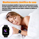 Smart Watch with 2.01-Inch Touch Screen, Multiple Sports Modes, Messaging, and Call Features—Perfect Gift for Men and Women