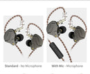 KZ ZSN PRO In Ear Earphone 1BA 1DD Hybrid Drive HIFI Sport Noise Cancelling Earbud Headset  ZES ZEXPRO EDC EDS DQ6S
