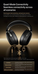 ATK N9 Game Headset Three Mode Wireless Headworn PS5  PC Gaming Headset Microphone Virtual 7.1 Surround Noise Reduction Headset