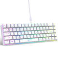 68 Keys Gaming Keyboard USB Wired Portable 20 RGB Backlight Keyboard for Windows Laptops Computer