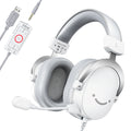 FIFINE Headset,3.5 mm jack&USB Headphone with 7.1 Surround Sound/volum control/Mute switch for PC/MAC/PS4/PS5 Mixer-H9