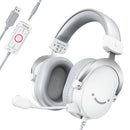 FIFINE Headset,3.5 mm jack&USB Headphone with 7.1 Surround Sound/volum control/Mute switch for PC/MAC/PS4/PS5 Mixer-H9