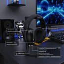 ATTACK SHARK L80PRO Wireless Gaming Headset 2.4G/BT/Wired Ultra-Light 40mm Drivers Low Latency Headphone for PC PS5 Switch Xbox