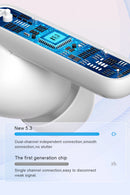 QCY T13 ANC Active Noise Cancelling Wireless Earbuds Bluetooth 5.3 Headphones 4 Mics ENC Clear Calls Earphones 30H Playtime IPX5