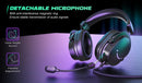 FIFINE Headset,3.5 mm jack&USB Headphone with 7.1 Surround Sound/volum control/Mute switch for PC/MAC/PS4/PS5 Mixer-H9