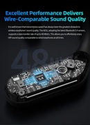 KZ AE01 Wireless Ear Hook Upgrade Cable Bluetooth-compatible 5.4 HIFI Music Earphones Wire C PIN Connector With Charging Case