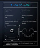 KZ AE01 Wireless Ear Hook Upgrade Cable Bluetooth-compatible 5.4 HIFI Music Earphones Wire C PIN Connector With Charging Case