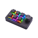 TISHRIC RGB Mini Mechanical keyboard USB 3+1/4/6+1 key Macro Keyboard Compatible gaming  For Photoshop Copy and Paste Shortcuts