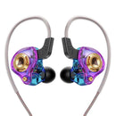 Original QKZ AK6 In Ear Earphone 6 Dynamic Driver Unit Headphone With Mic Stereo Sports HIFI Subwoofer Headset Monitor Earbuds