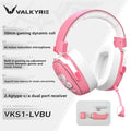 VALKYRIE VK S1 Gaming Headset Wireless Triple-Mode Detachable Microphone 15ms Ultra-Low Latency Esports Chip Gamer Headphones