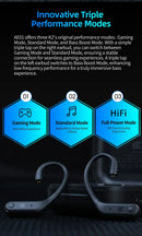 KZ AE01 Wireless Ear Hook Upgrade Cable Bluetooth-compatible 5.4 HIFI Music Earphones Wire C PIN Connector With Charging Case