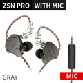 KZ ZSN PRO In Ear Earphone 1BA 1DD Hybrid Drive HIFI Sport Noise Cancelling Earbud Headset  ZES ZEXPRO EDC EDS DQ6S