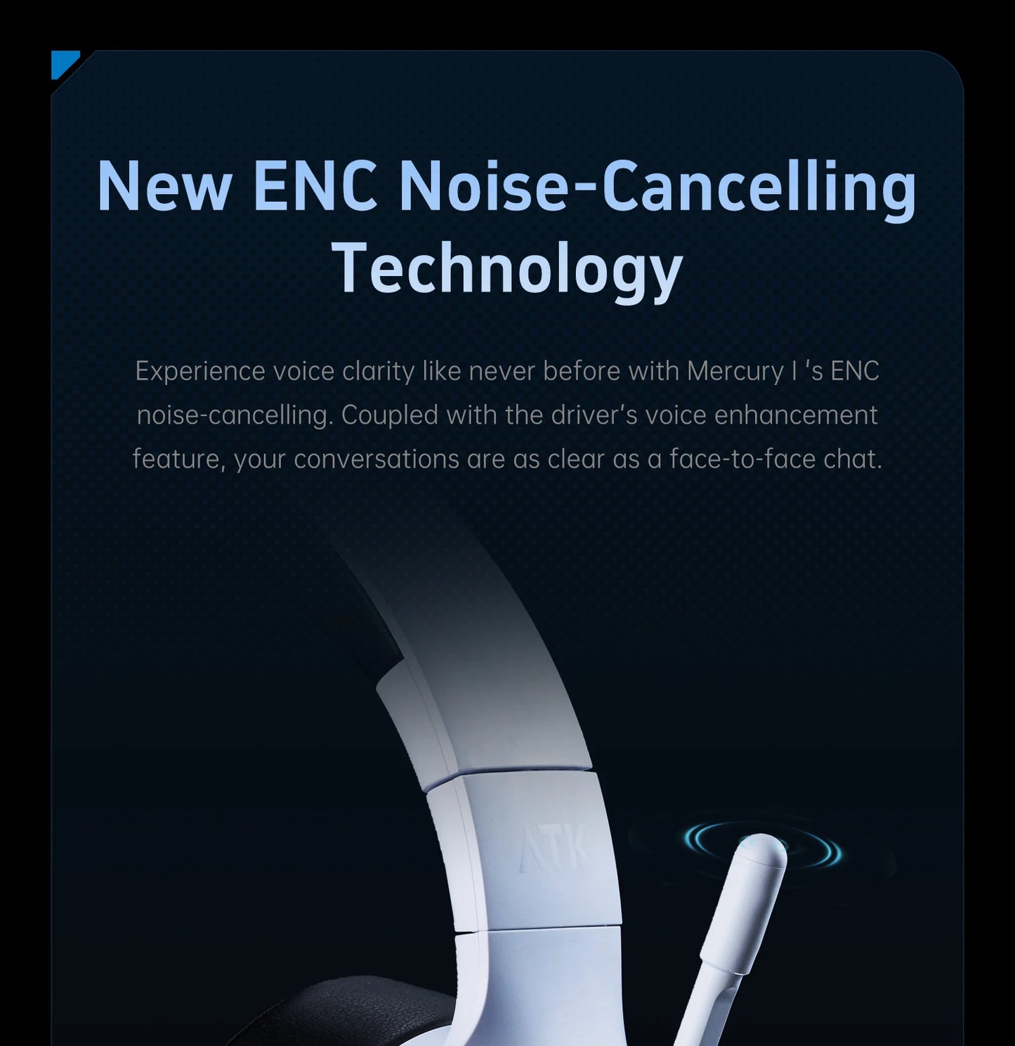 ATK N9 Game Headset Three Mode Wireless Headworn PS5  PC Gaming Headset Microphone Virtual 7.1 Surround Noise Reduction Headset