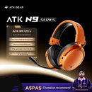 ATK N9 Game Headset Three Mode Wireless Headworn PS5  PC Gaming Headset Microphone Virtual 7.1 Surround Noise Reduction Headset