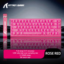 X68HE ATTACK SHARK Magnetic Gaming Keyboard Mechanical Wired for Pro Gaming 0.01mm Rapid Trigg 8000Hz SOCD/Rs 0.125ms 128K Rate