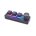 TISHRIC RGB Mini Mechanical keyboard USB 3+1/4/6+1 key Macro Keyboard Compatible gaming  For Photoshop Copy and Paste Shortcuts