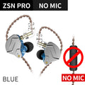 KZ ZSN PRO In Ear Earphone 1BA 1DD Hybrid Drive HIFI Sport Noise Cancelling Earbud Headset  ZES ZEXPRO EDC EDS DQ6S