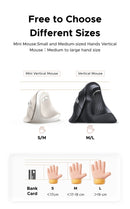 UGREEN Vertical Mouse Wireless Bluetooth5.0 2.4G Ergonomic 4000DPI 6 Mute Buttons for MacBook Tablet Laptops Computer PC Mice