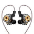 Original QKZ AK6 In Ear Earphone 6 Dynamic Driver Unit Headphone With Mic Stereo Sports HIFI Subwoofer Headset Monitor Earbuds