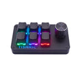 TISHRIC RGB Mini Mechanical keyboard USB 3+1/4/6+1 key Macro Keyboard Compatible gaming  For Photoshop Copy and Paste Shortcuts