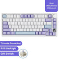 AJAZZ AK820 Wired With Rotary Volume Buttons Hot-Swappable Keys For Office And Home Mechanical Keyboards