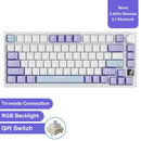 AJAZZ AK820 Wired With Rotary Volume Buttons Hot-Swappable Keys For Office And Home Mechanical Keyboards