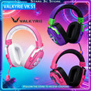 VALKYRIE VK S1 Gaming Headset Wireless Triple-Mode Detachable Microphone 15ms Ultra-Low Latency Esports Chip Gamer Headphones