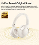QCY H3 ANC Hi-Res Audio Wireless Bluetooth 5.4 Headphones Over Ear Headset 60Hrs 43dB Hybrid Active Noise Cancellation Earphone