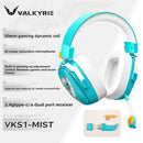 VALKYRIE VK S1 Gaming Headset Wireless Triple-Mode Detachable Microphone 15ms Ultra-Low Latency Esports Chip Gamer Headphones